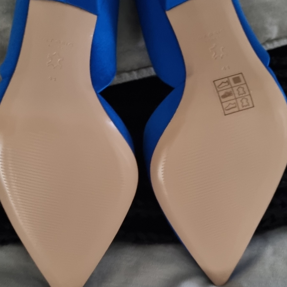 Kurt Geiger size 10.5 silk heels - Picture 4 of 5